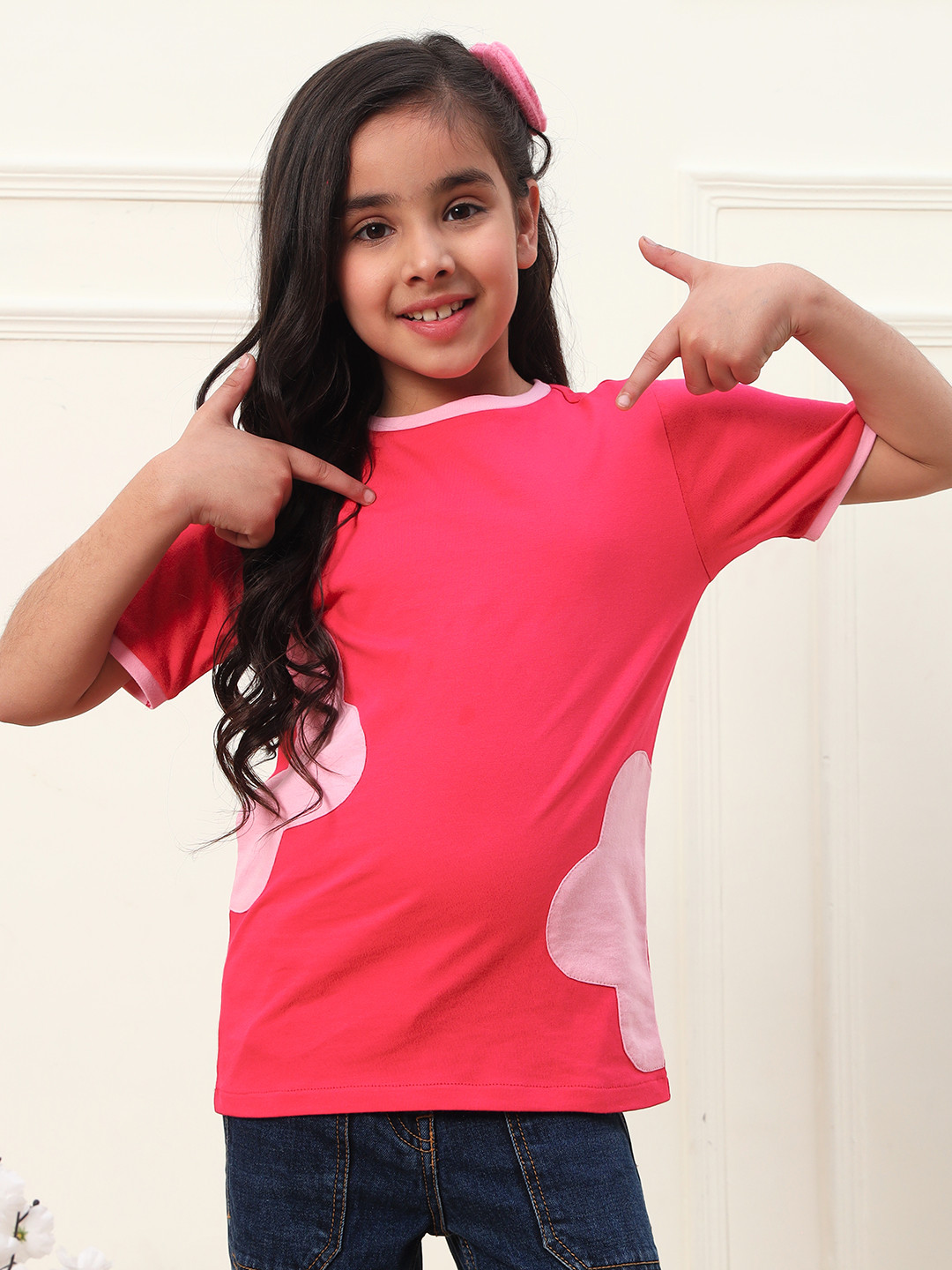Bugandbees Girls Pockets T-shirt