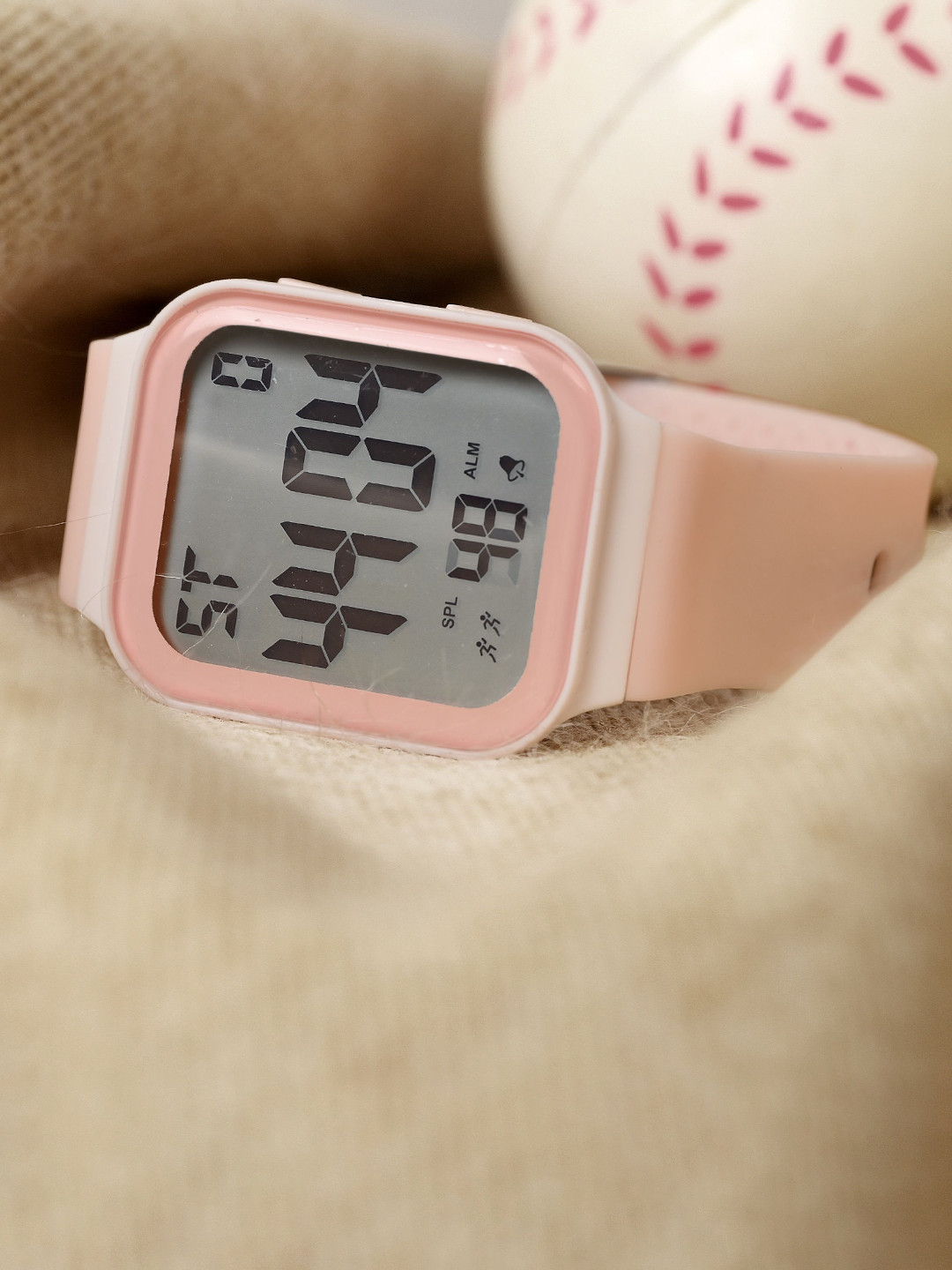 SWADESI STUFF Unisex Dial & Straps Digital Automatic Watch SDS 157 PINK 9