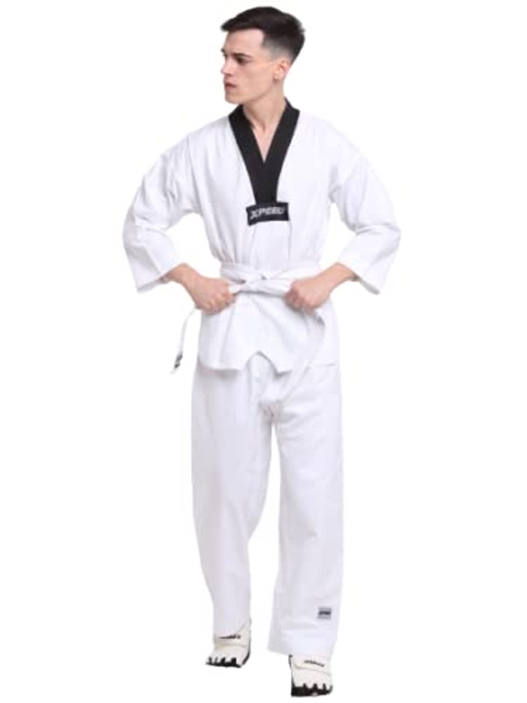 XPEED V-Neck Top & Trousers Karate Suit With Belt