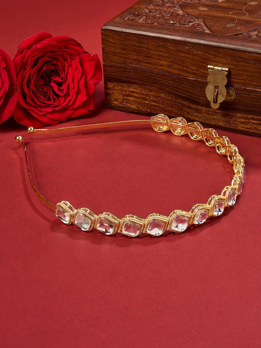 TEEJH Women Beaded Hairband