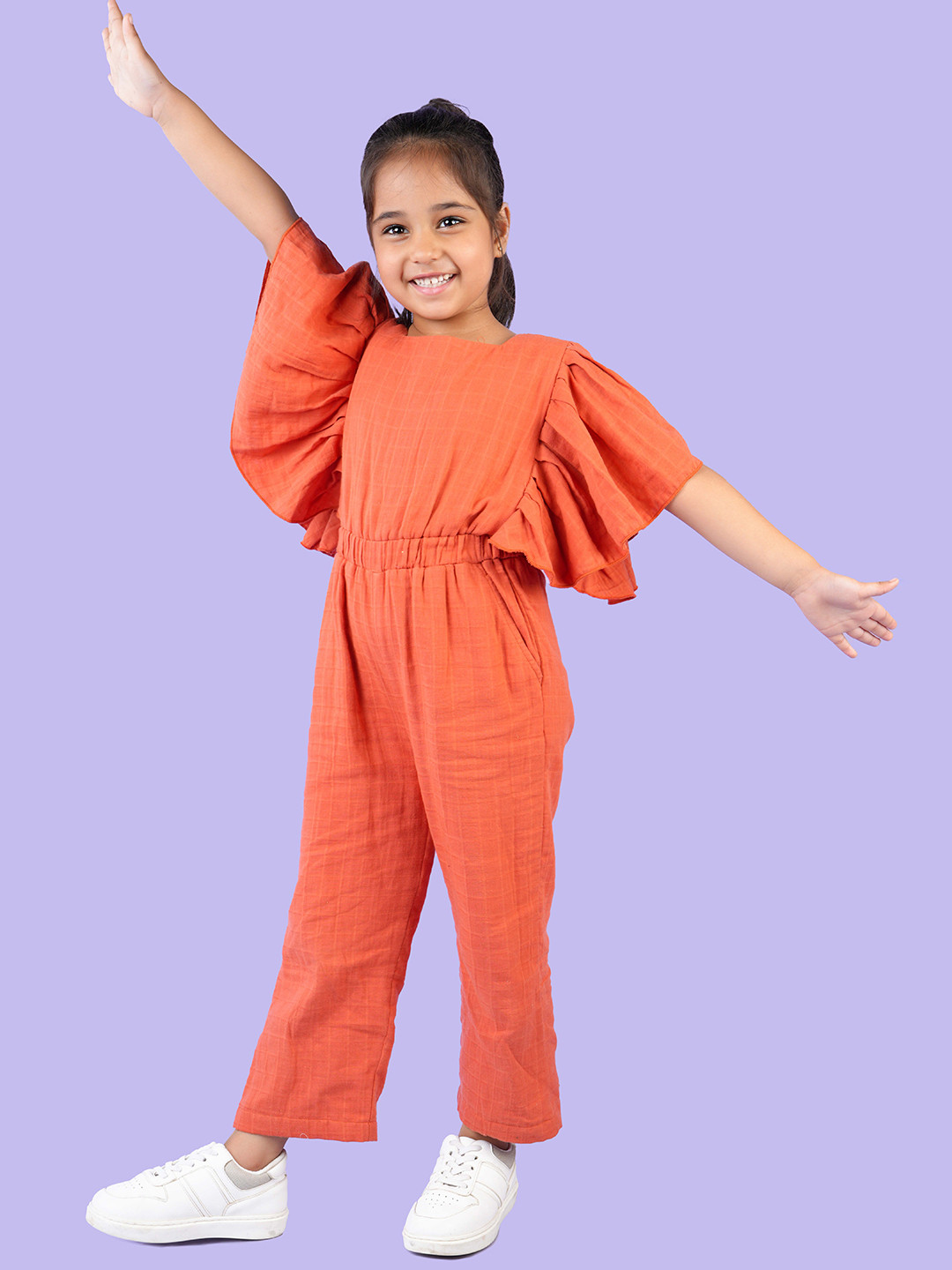 Nature Nook Kids Girls Basic Jumpsuit