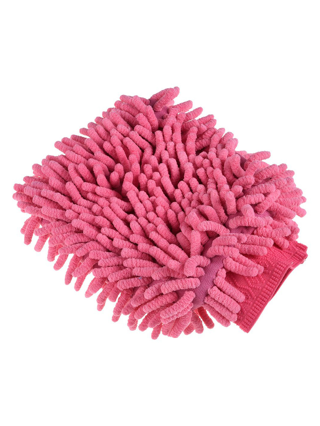 Kuber Industries Pink Waterproof Cloth Microfiber Cleaning Mitts