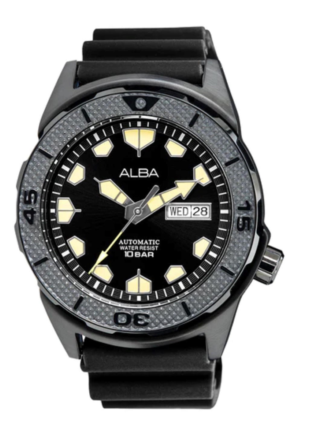 Alba by seiko Black Dial Rotating Bezel Watch- AL4569X1