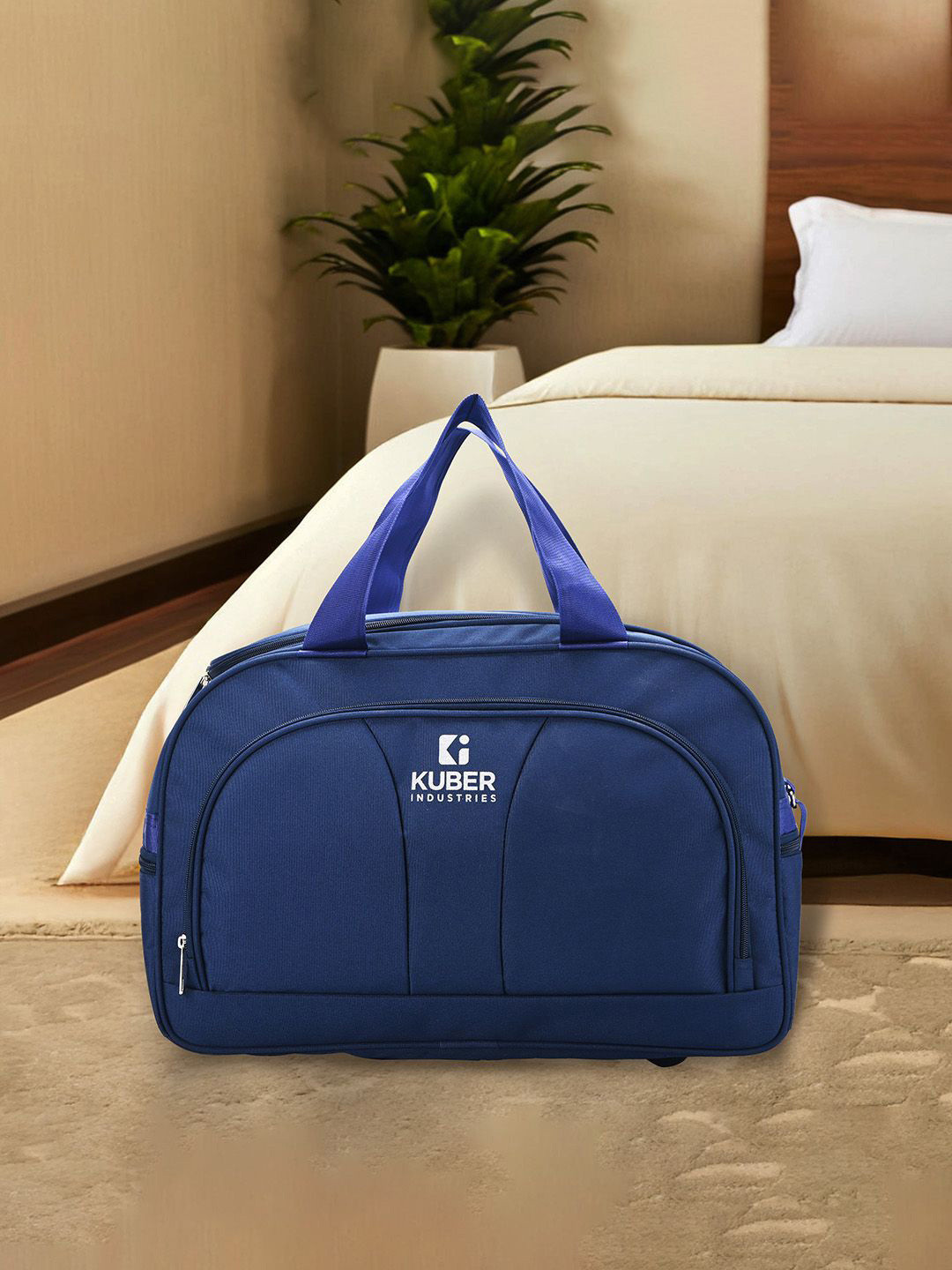 Kuber Industries Medium Casual 44 Ltr Nylon Shoulder Strap Travel Duffel Bag