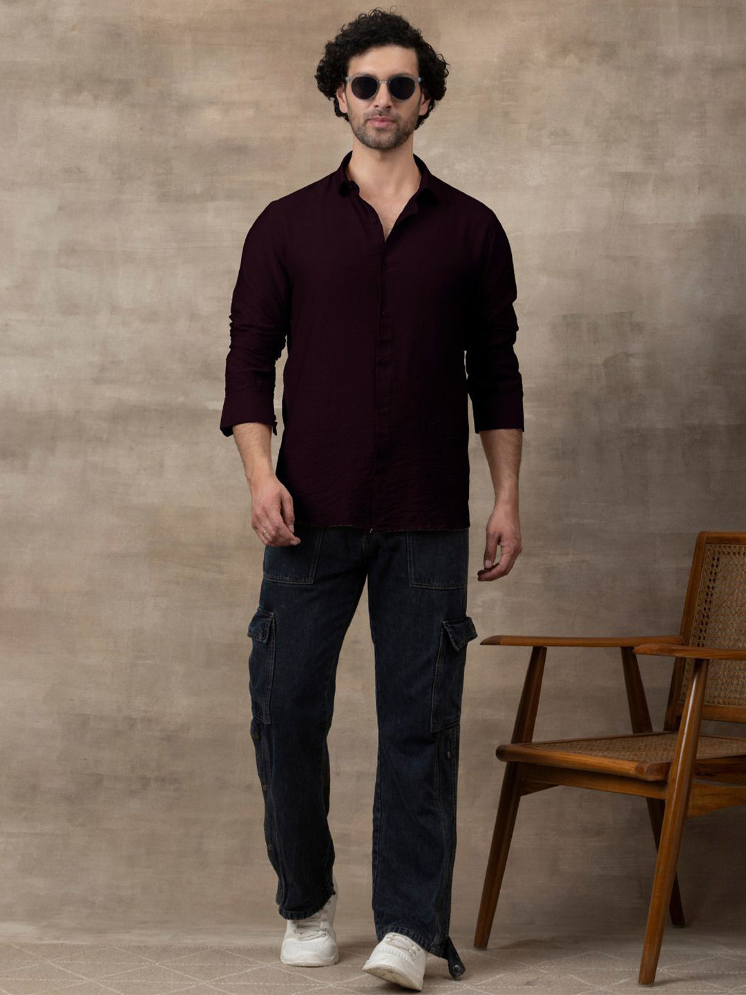 FILO HEVIS Wrinkle Resistant Linen Regular Fit Shirt