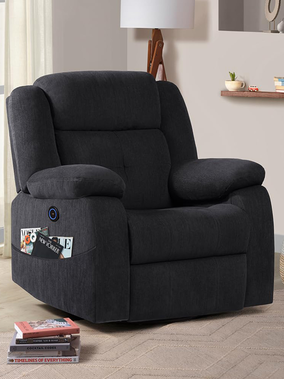 Sleepyhead RX7 - Single Seater Fabric Motorized Recliner