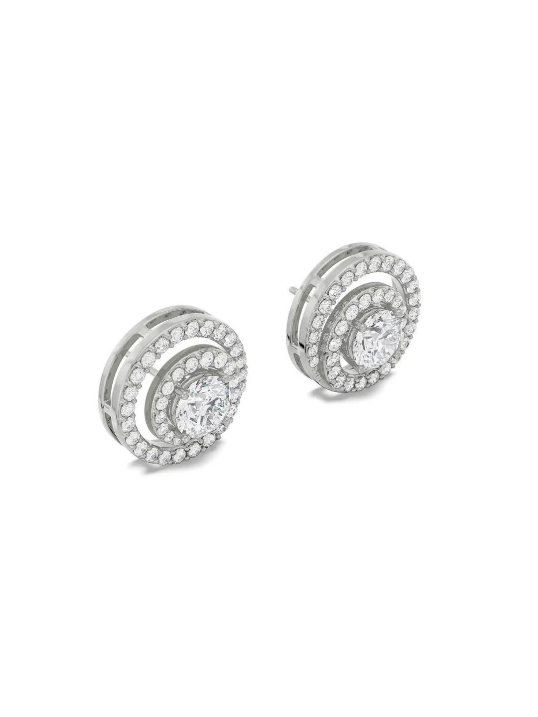 Emori 0.50 CT Spiral Detachable Lab Diamond in 14KT Gold Earring