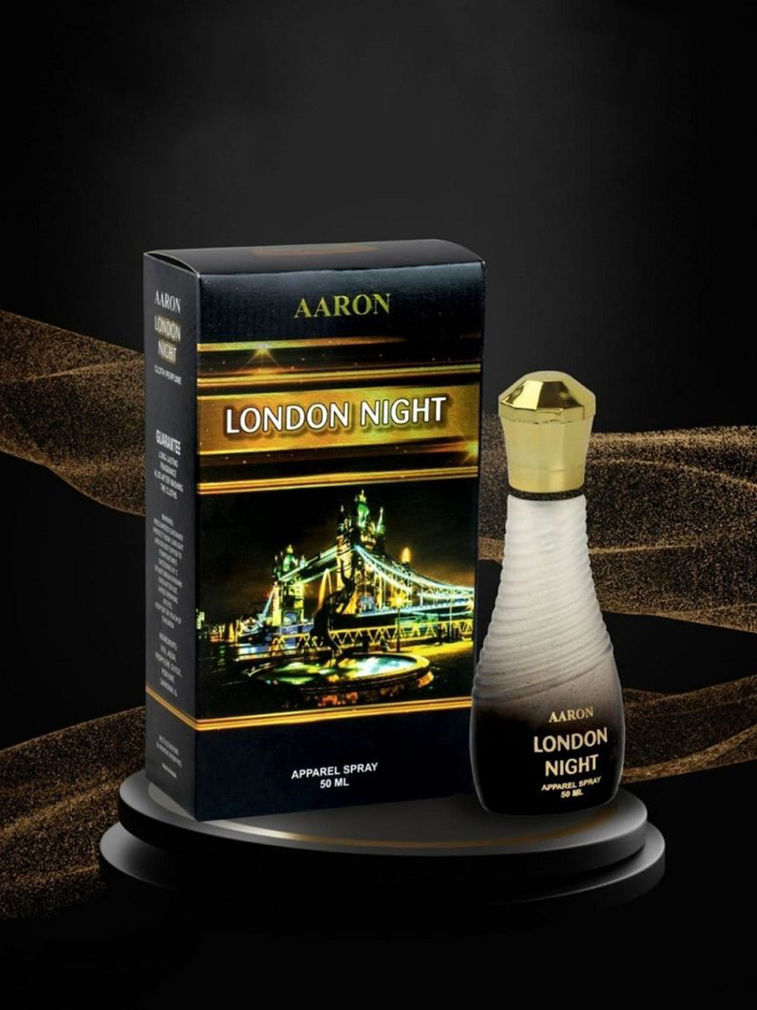 AARON London Night Long Lasting & Alcohol-Free Apparel Perfume Spray - 50 ml