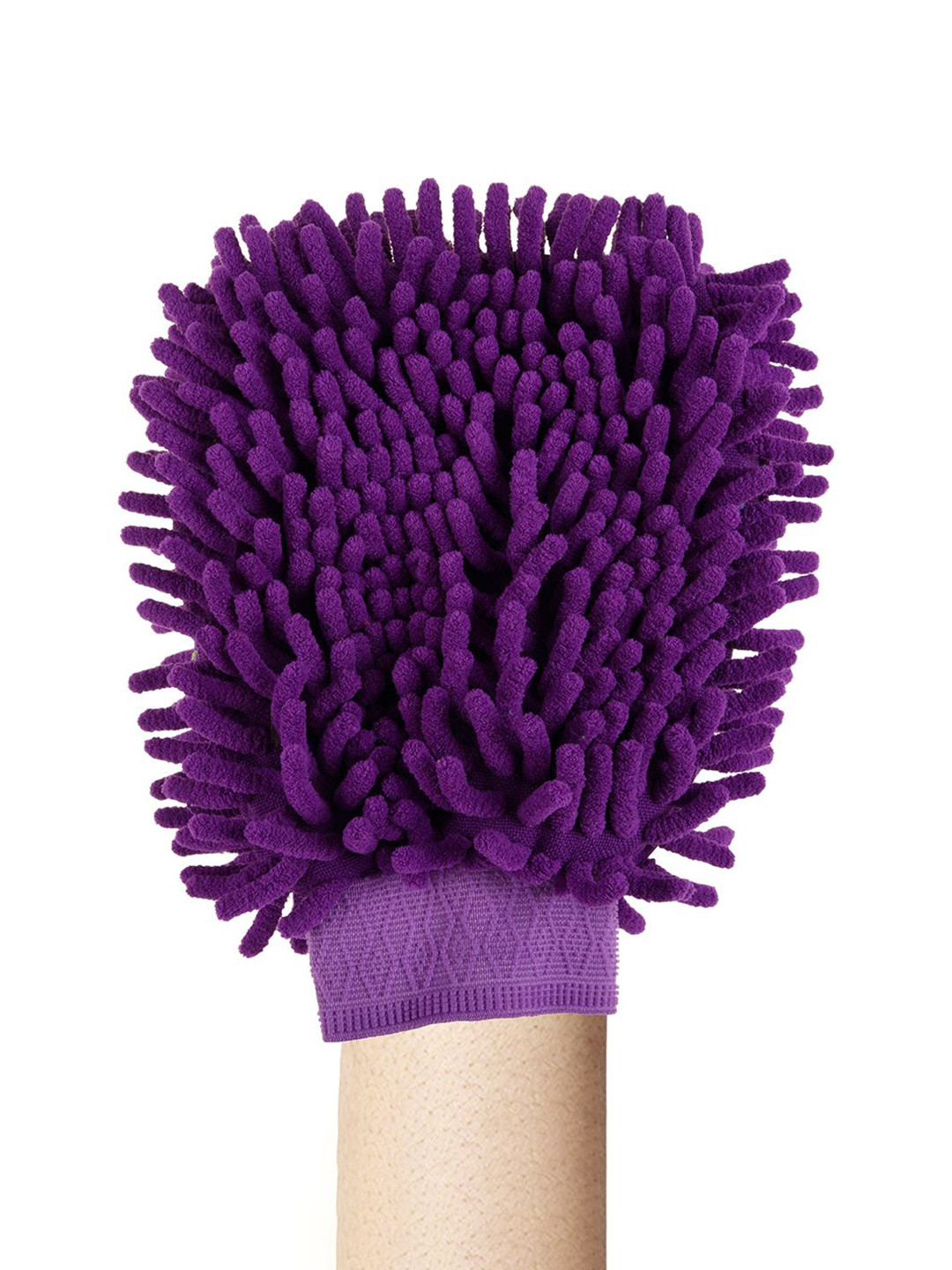 Kuber Industries Purple Waterproof Cloth Microfiber Cleaning Mitts