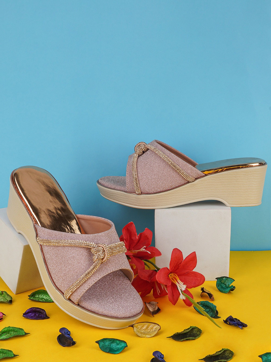 BAESD Platform Open Toe Heels