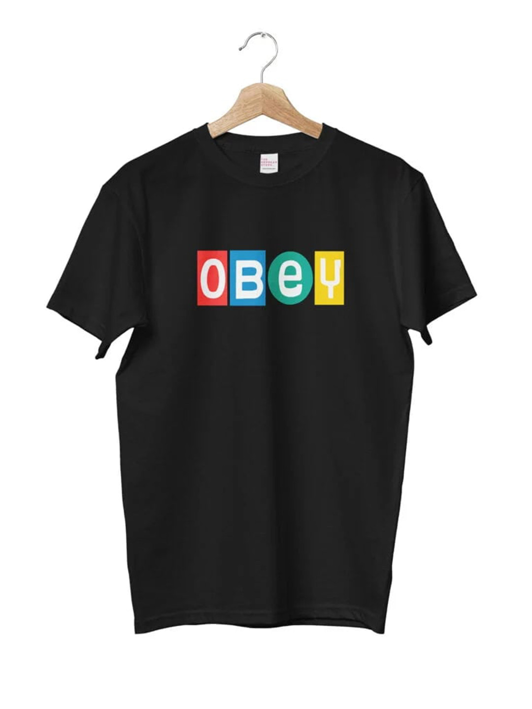 The Korhean Store Unisex BTS J-Hope Obey Streetwear Regular Fit Graphic Printed Cotton Tshirt