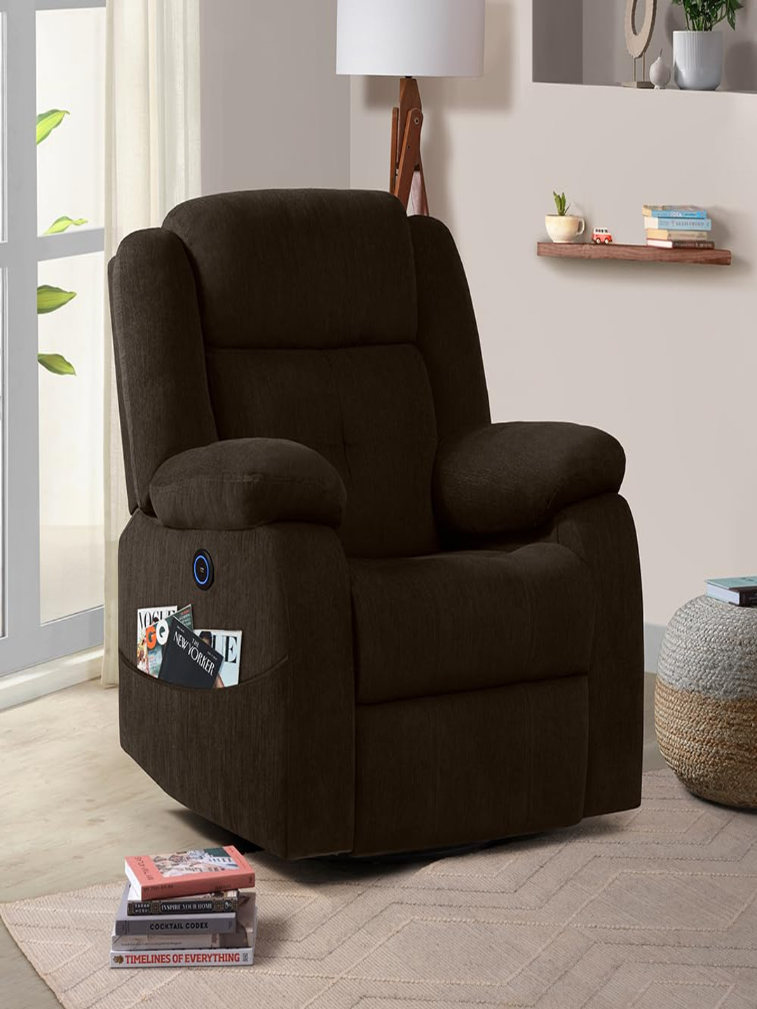 Sleepyhead RX7 - Single Seater Fabric Motorized Recliner