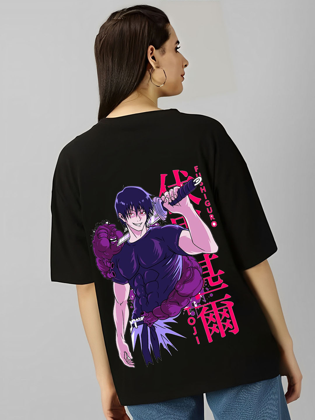 Kushi Flyer Women Printed Oversized T-shirt