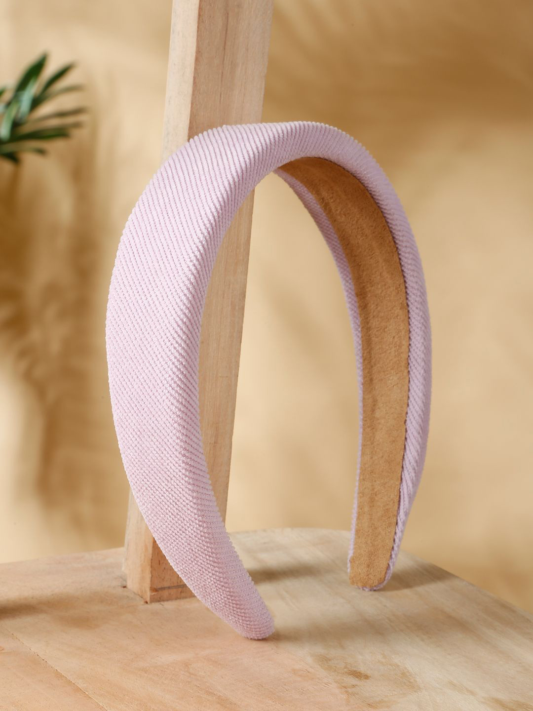 Stoln Women Lilac Plain Broad Hair Band