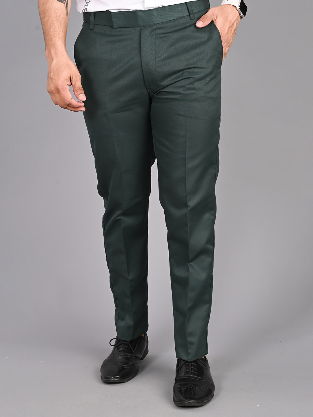 encore by INVICTUS Men Pleated Trousers
