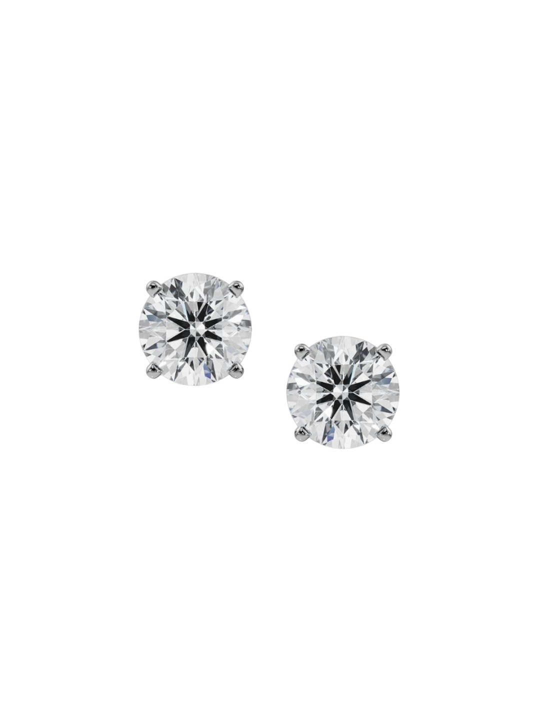 Emori 1.5 CT Classic Round Lab Diamond in 14KT Gold Earring