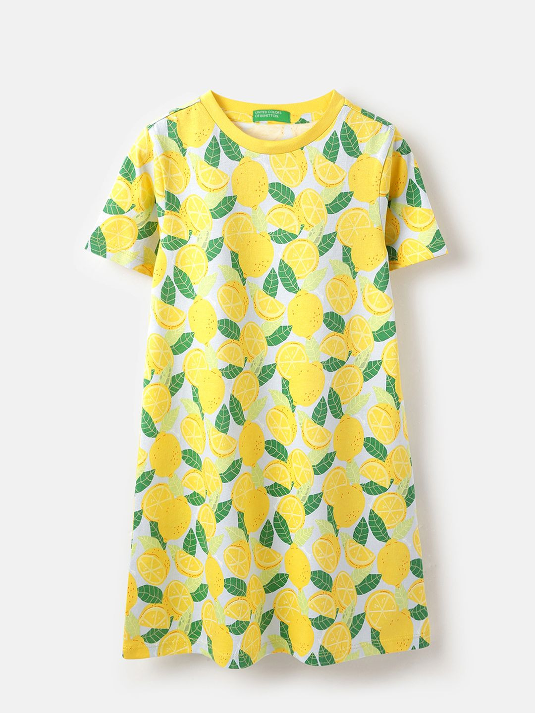 United Colors of Benetton Print T-shirt Dress
