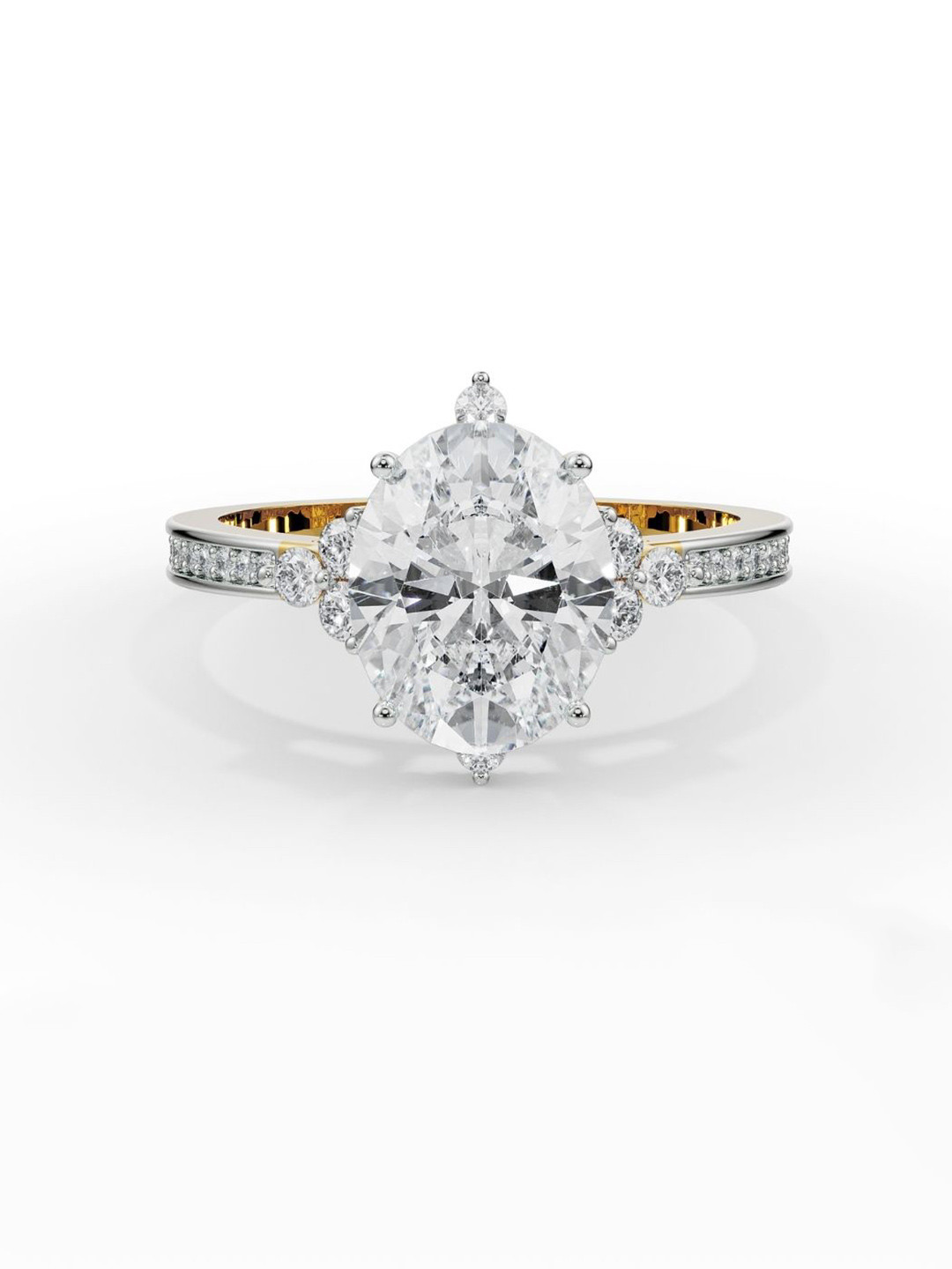 Emori Vintage Vez Lab Diamond in 14KT Gold Ring