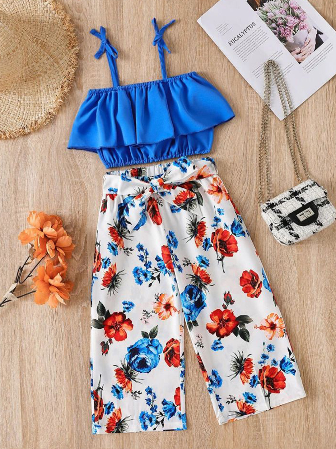 AVOVU Girls Top with Palazzos