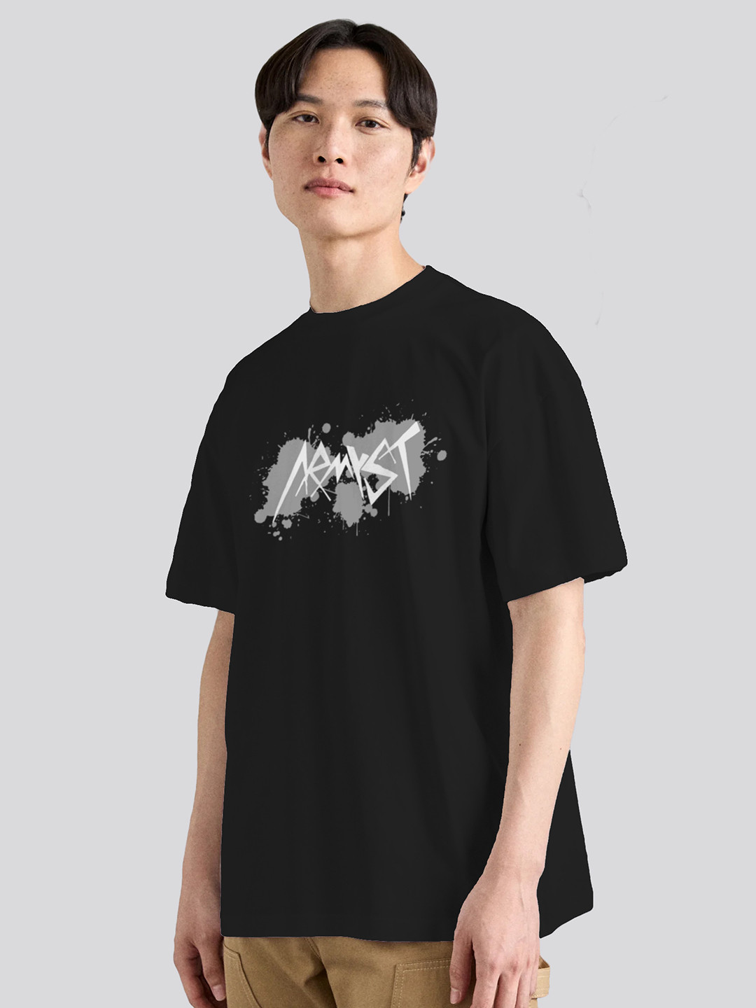 The Korhean Store Unisex BTS Armyst  Streetwear Regular Fit Graphic Printed Cotton Tshirt