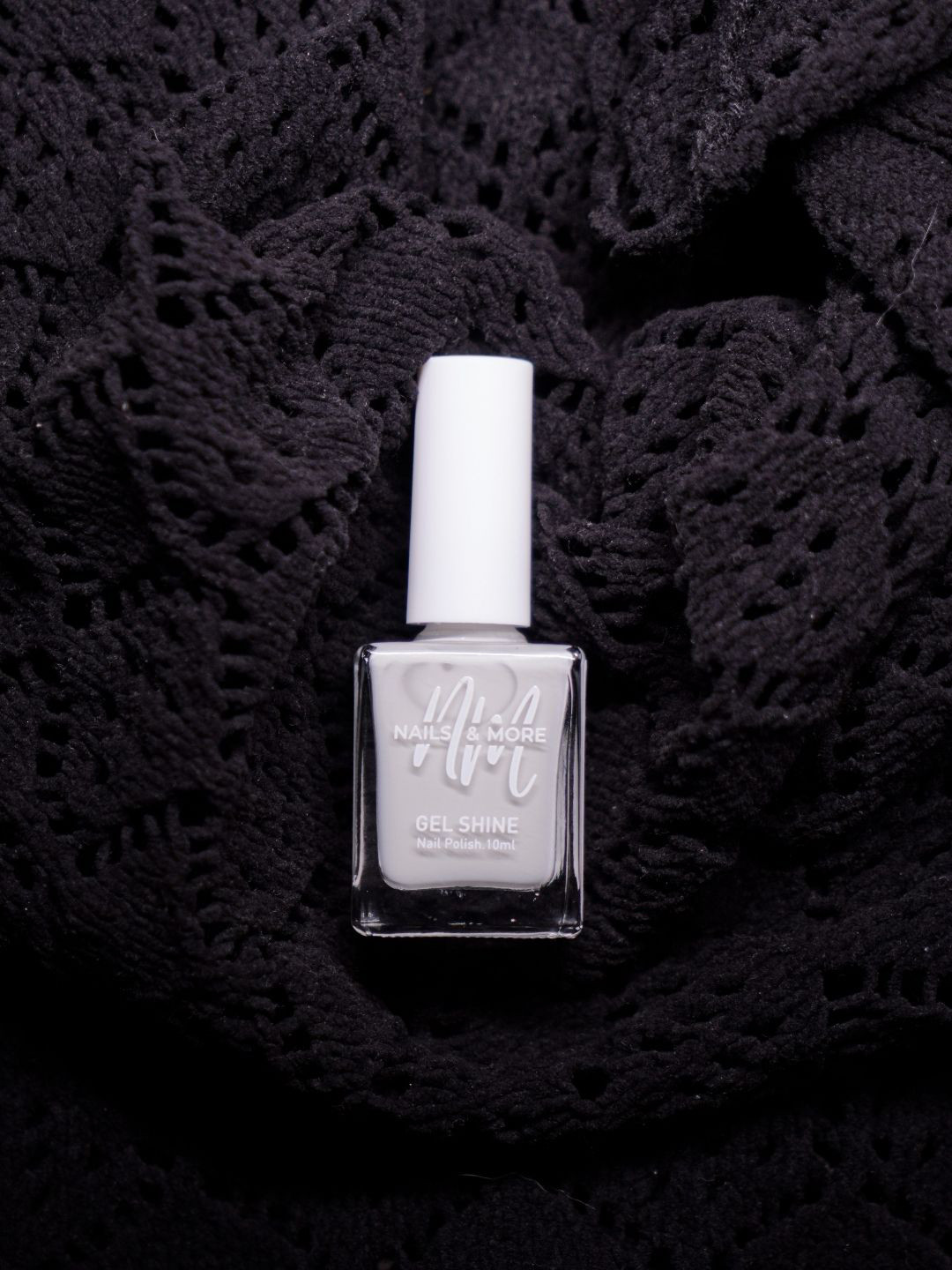 nails & more Gel Shine Argan Oil Glossy Long-Wearing Nail Polish - 10ml Grey 48