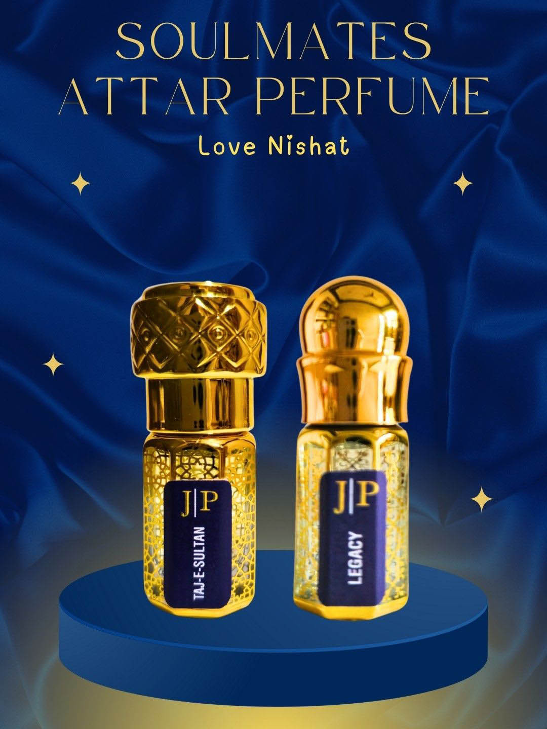 Jeval Set Of 2 Taj-e-Sultan & Legacy Long Lasting Attar - 3 ml Each