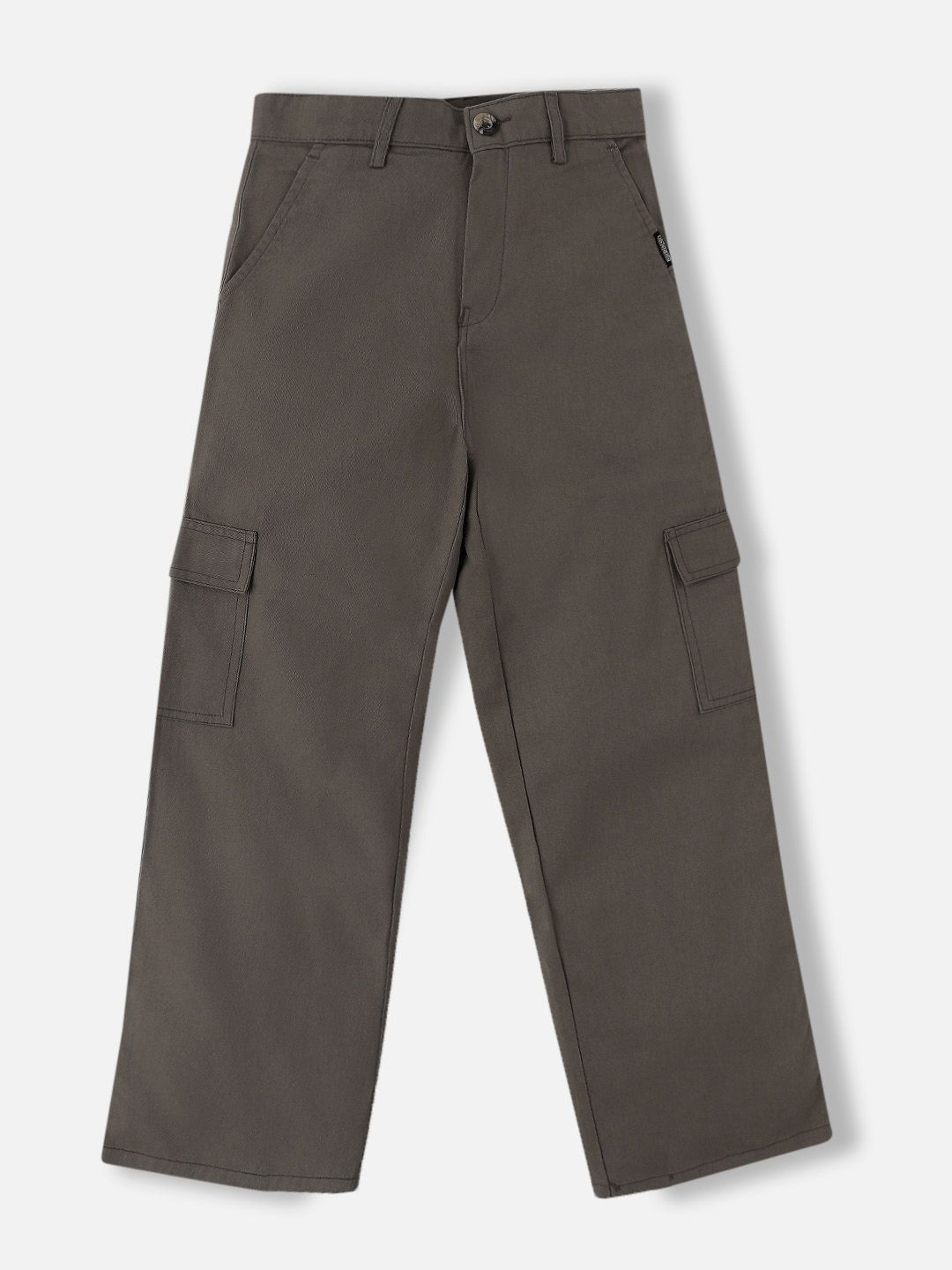 Urbano Juniors Boys Loose Baggy Fit Solid Cargo Chino Pant With 6 Pockets Non-Stretchable