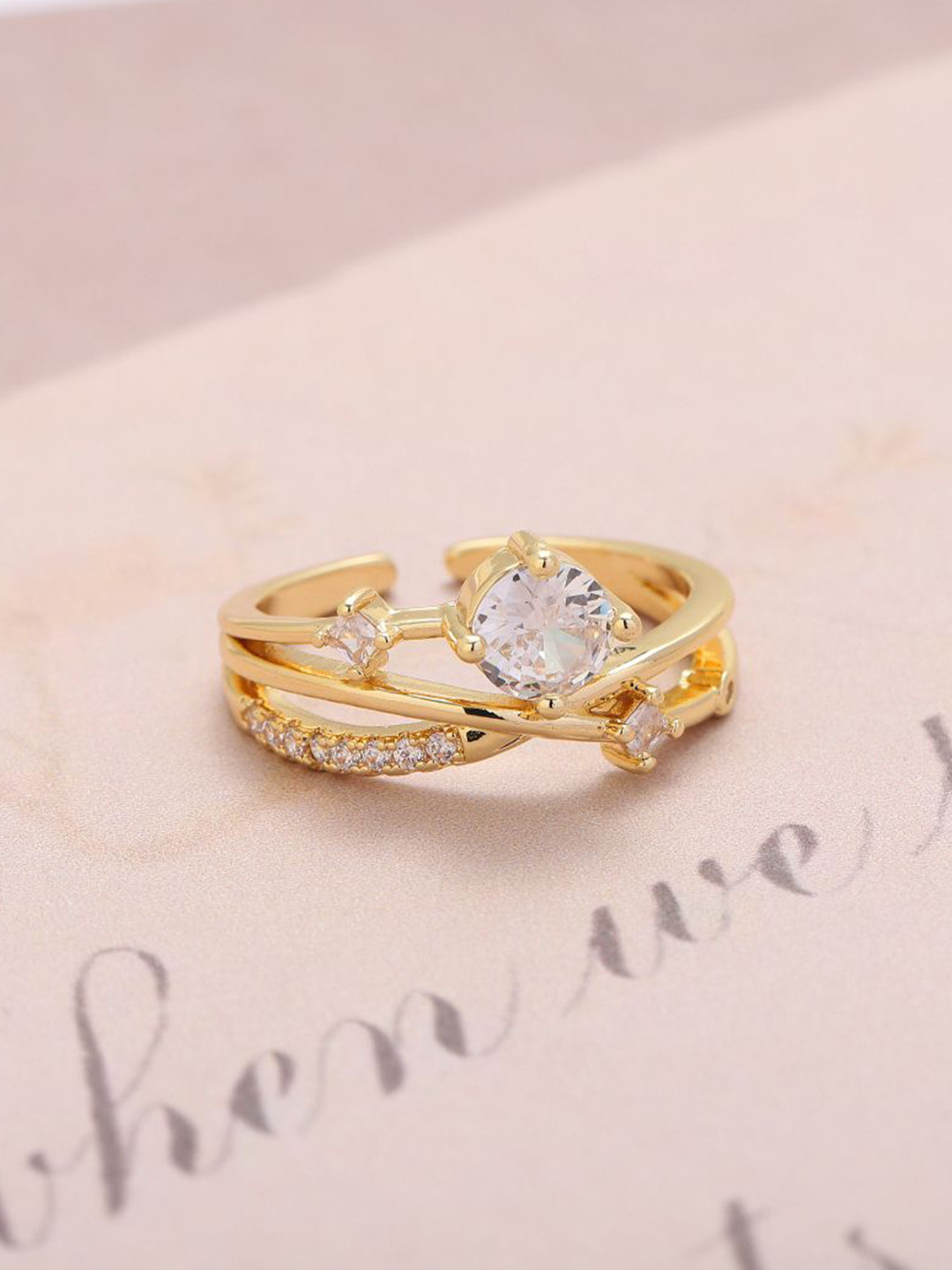 SALTY Clarissa Promise Finger Ring For Women & Girls Jewellery Accessories