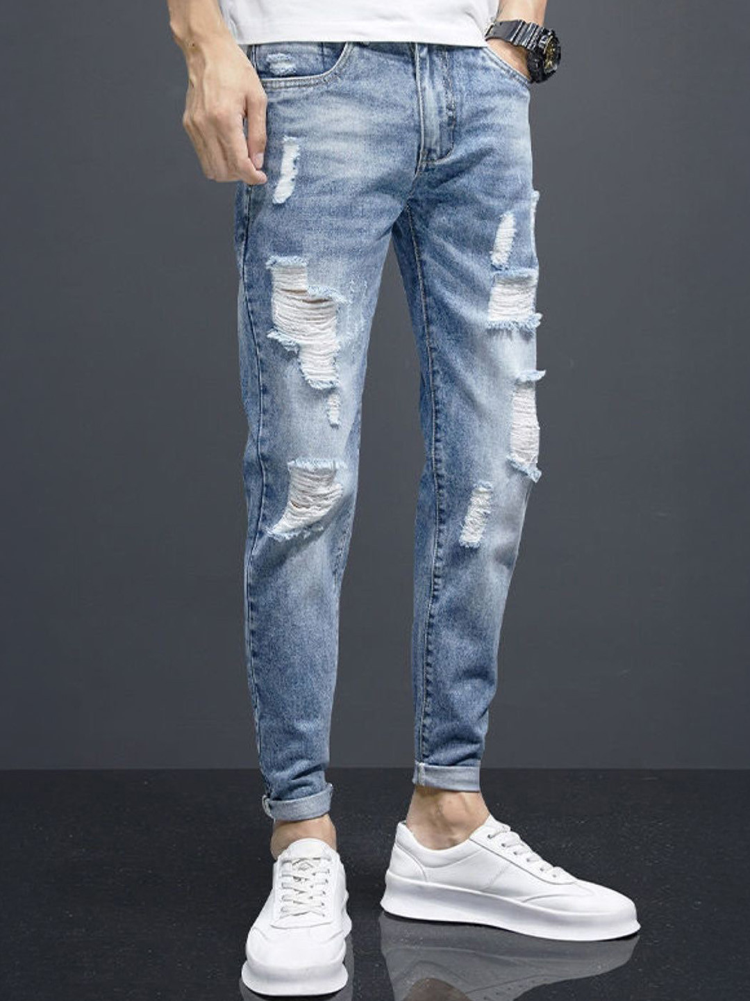 StyleCast Men Squeeze Hug Skinny Fit Trousers