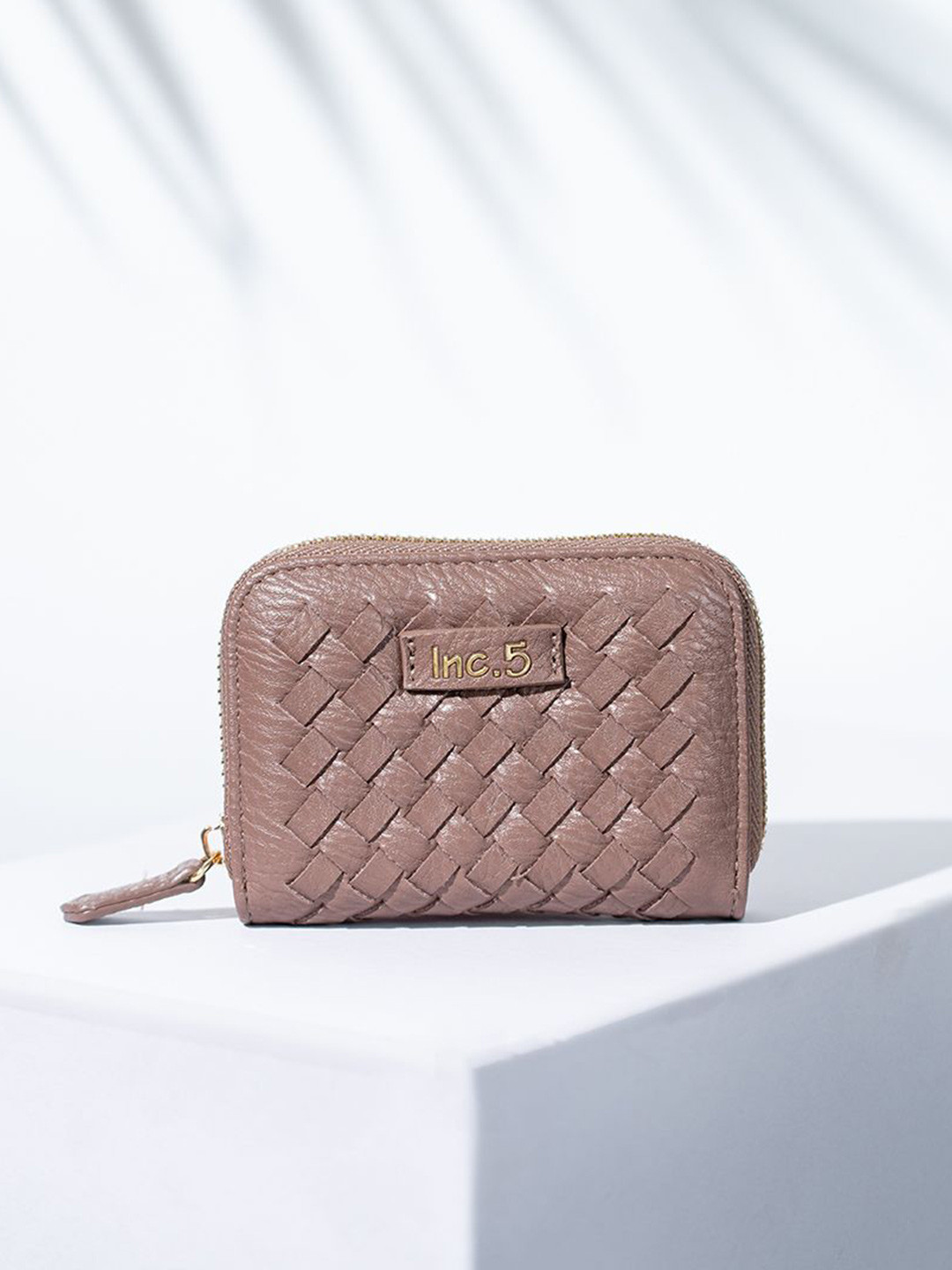 Inc 5 Women Geometric Textured Two Fold Wallet