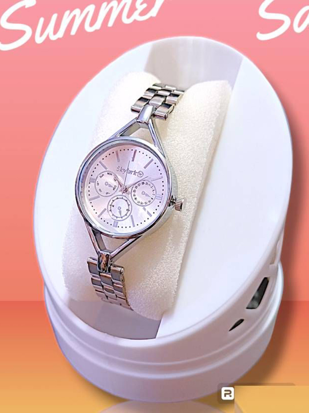 Skylark Women Bracelet Style Straps Analogue Multi Function Watch women_871-silver_1