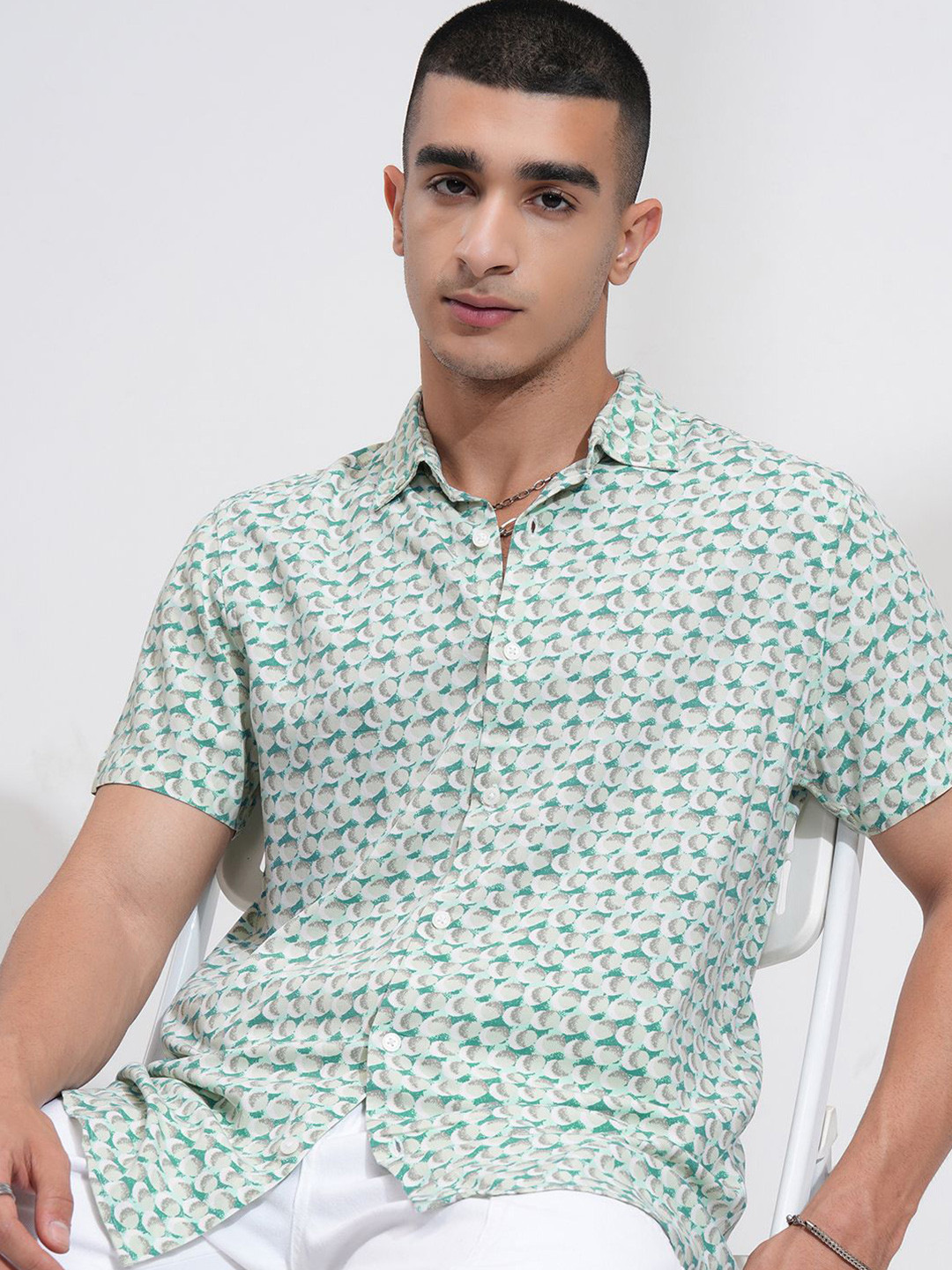 HIGHLANDER Men Printed Casual Shirt