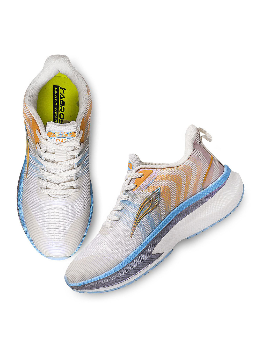 ABROS Men VICTOR Mesh Air Running Lace-Up Sports Shoes