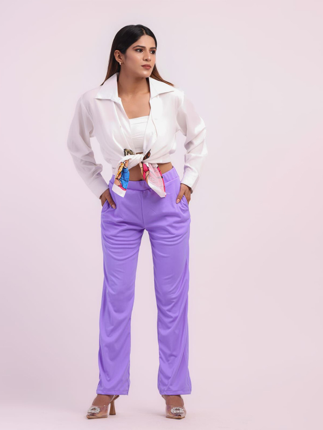 HIGH BUY Printed Shirt with Trousers