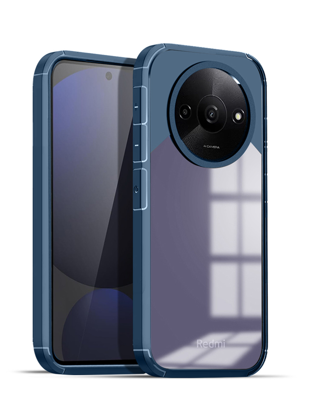 Karwan Solid Redmi A3 Shockproof Bumper Back Case