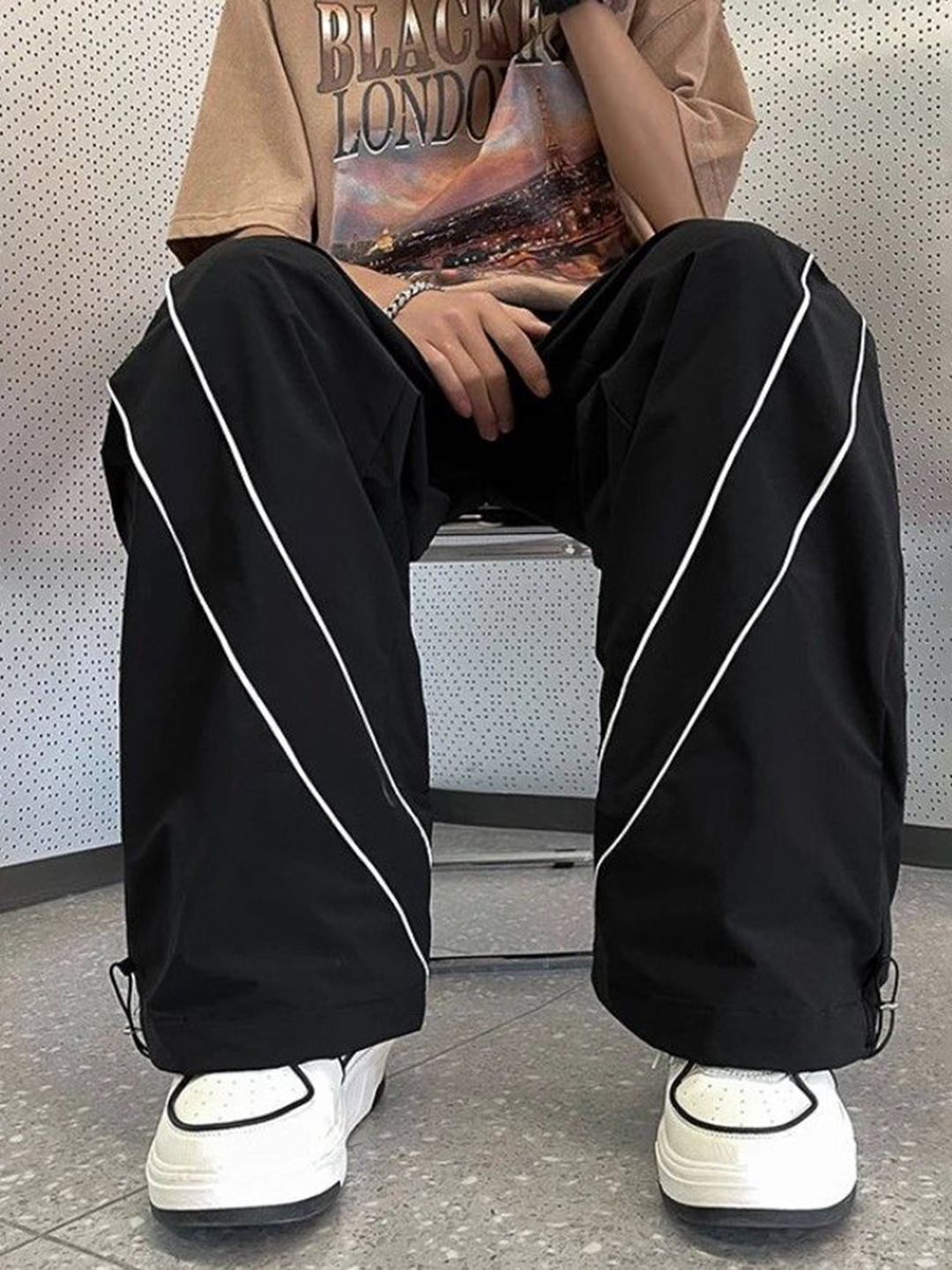 culish Men Mid-Rise Track Pants