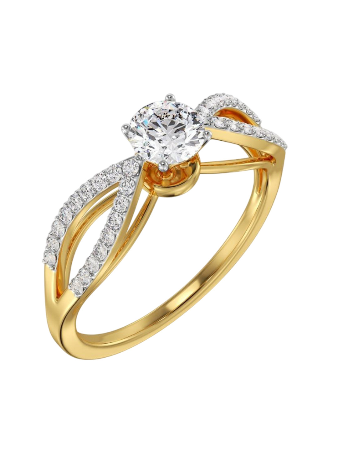 Emori Forever Solitaire Lab Diamond Ring in 18KT Gold