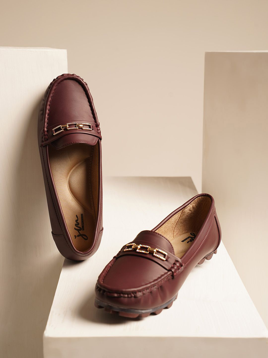 JM Looks Stylish Horsebit Loafer for Women & Girls