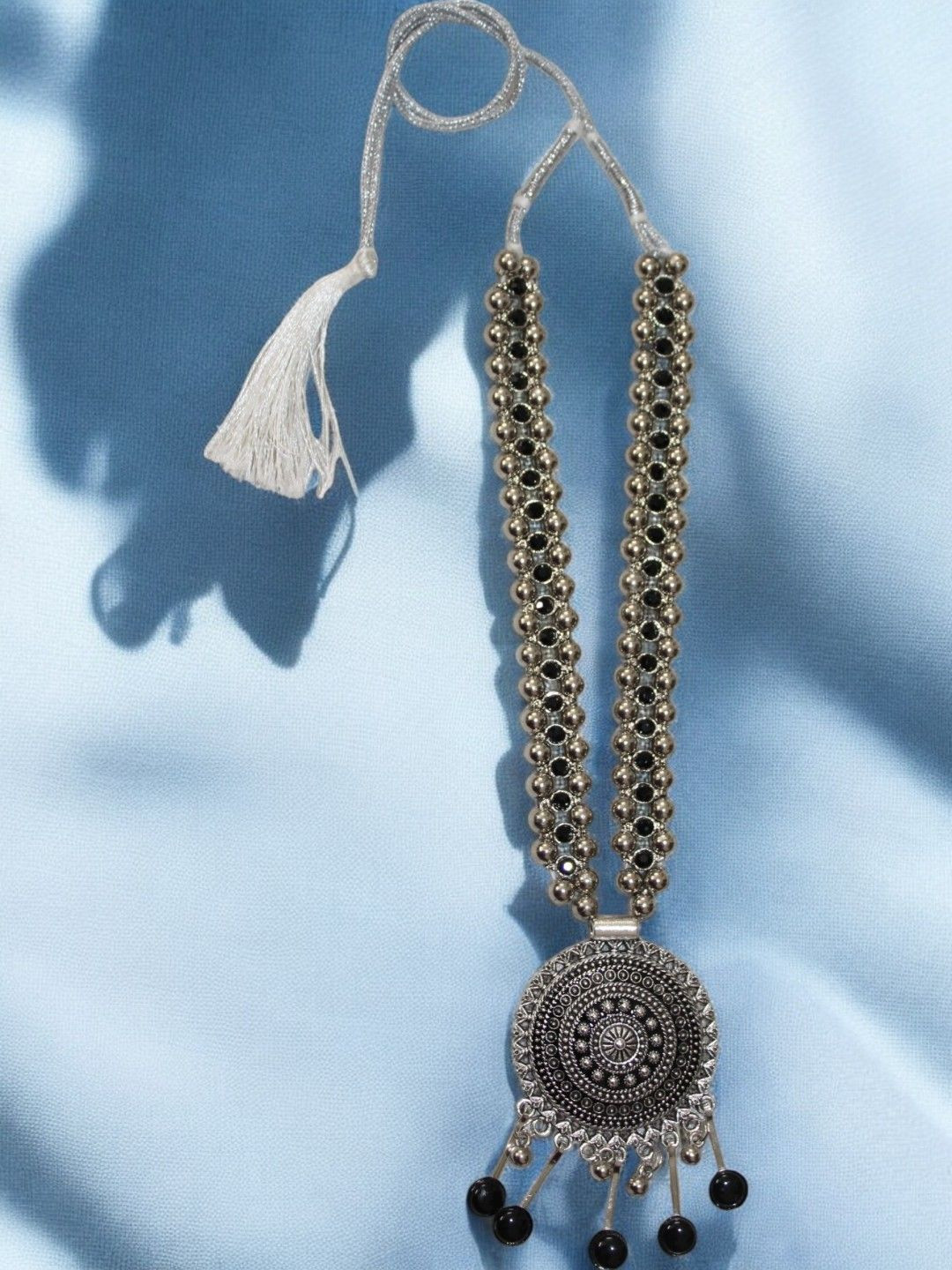 Jolly Faces Oxidised Necklace
