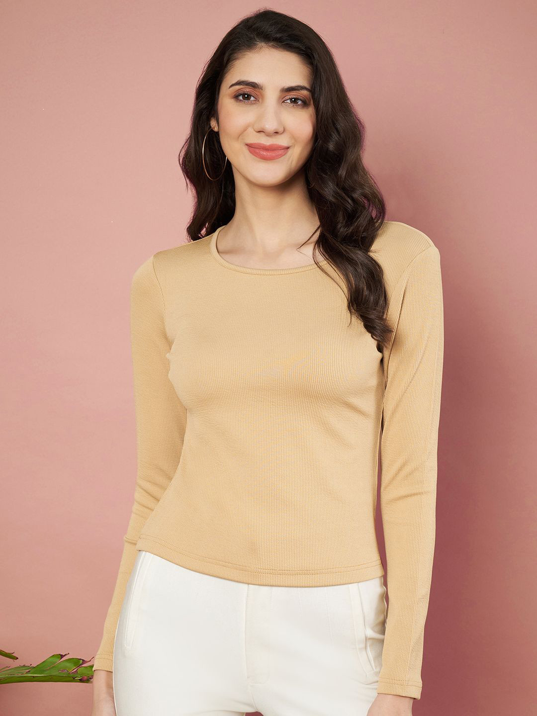 Slenor Ribbed Velvet Top