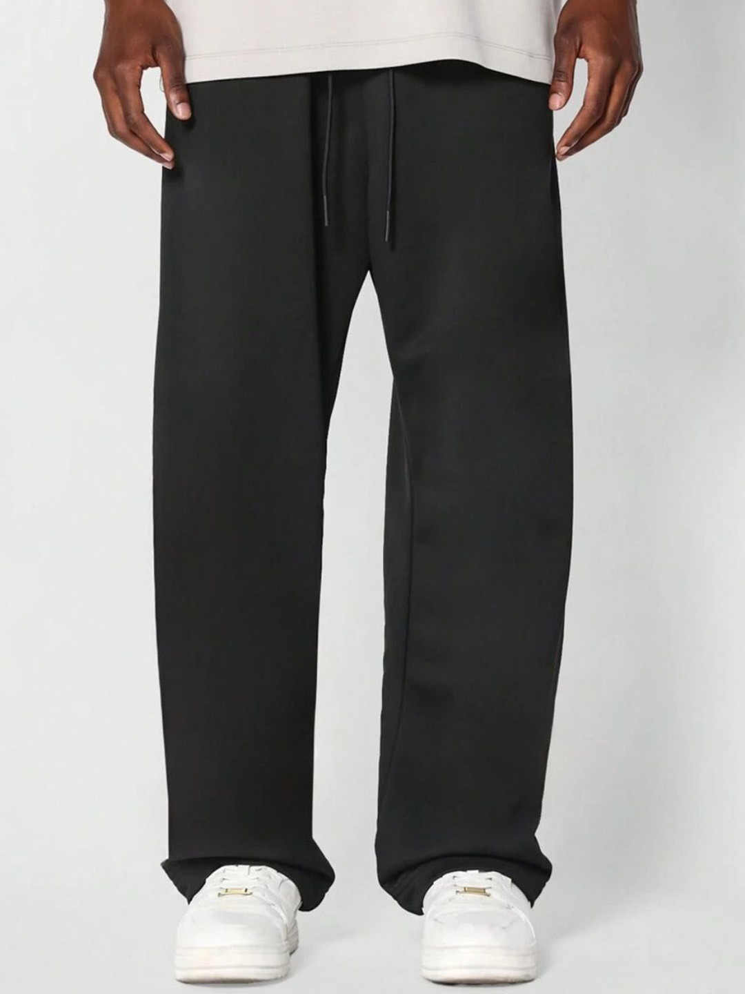 FLYNOFF Men Relaxed Loose Fit Korean Pants