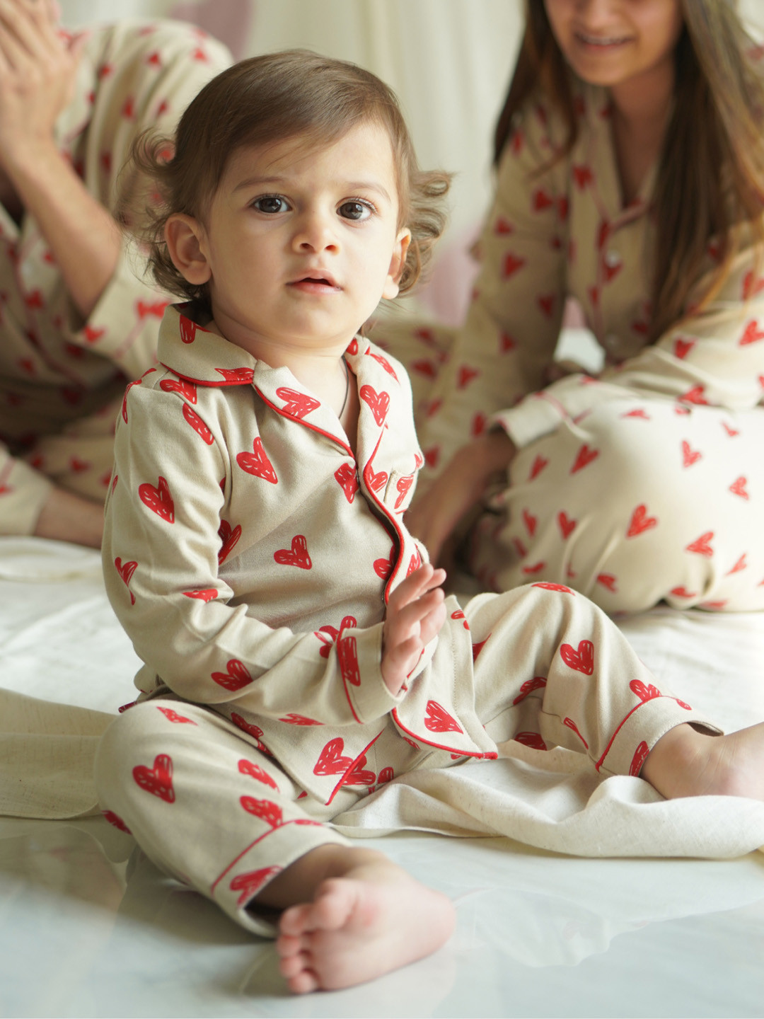 cocoon care Kids Knitted Bamboo Night Suit for Babies