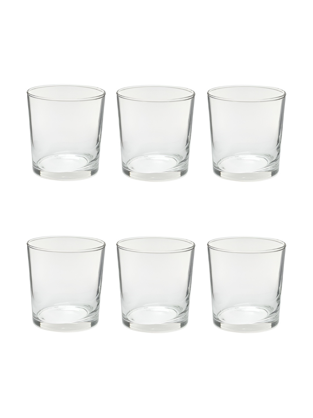 Smartserve Grande Whiskey Glasses Set of 6 Lead Free Transparent 350 ml