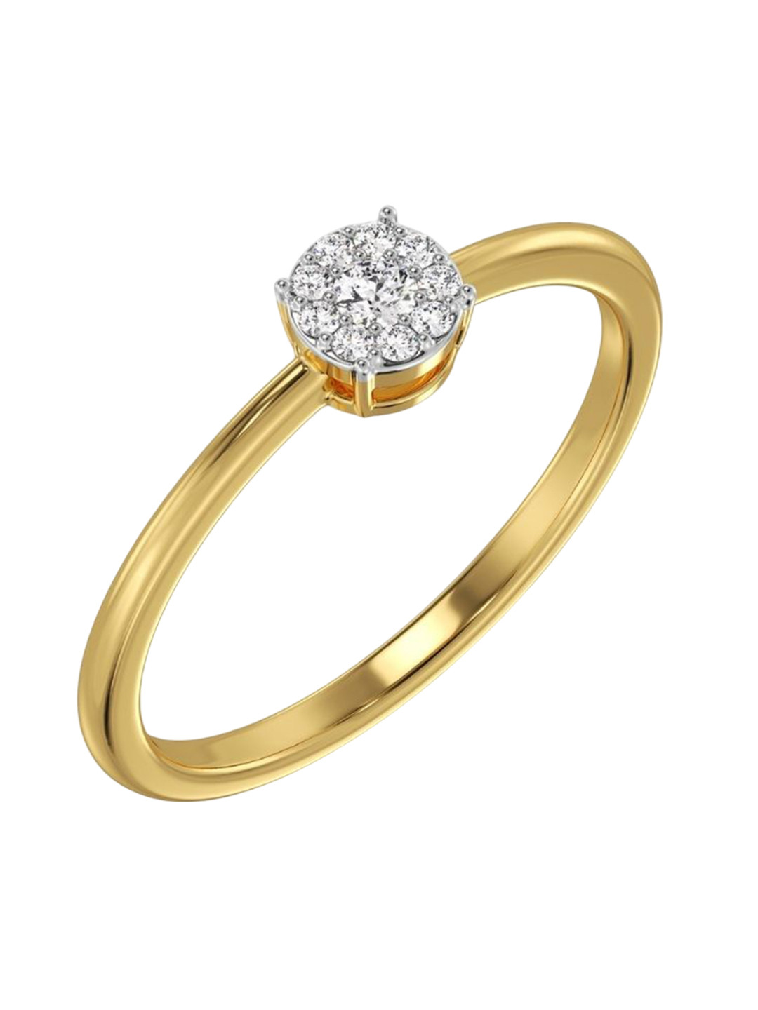 Emori Brilliant Fusion Lab Diamond Ring in 18KT Gold