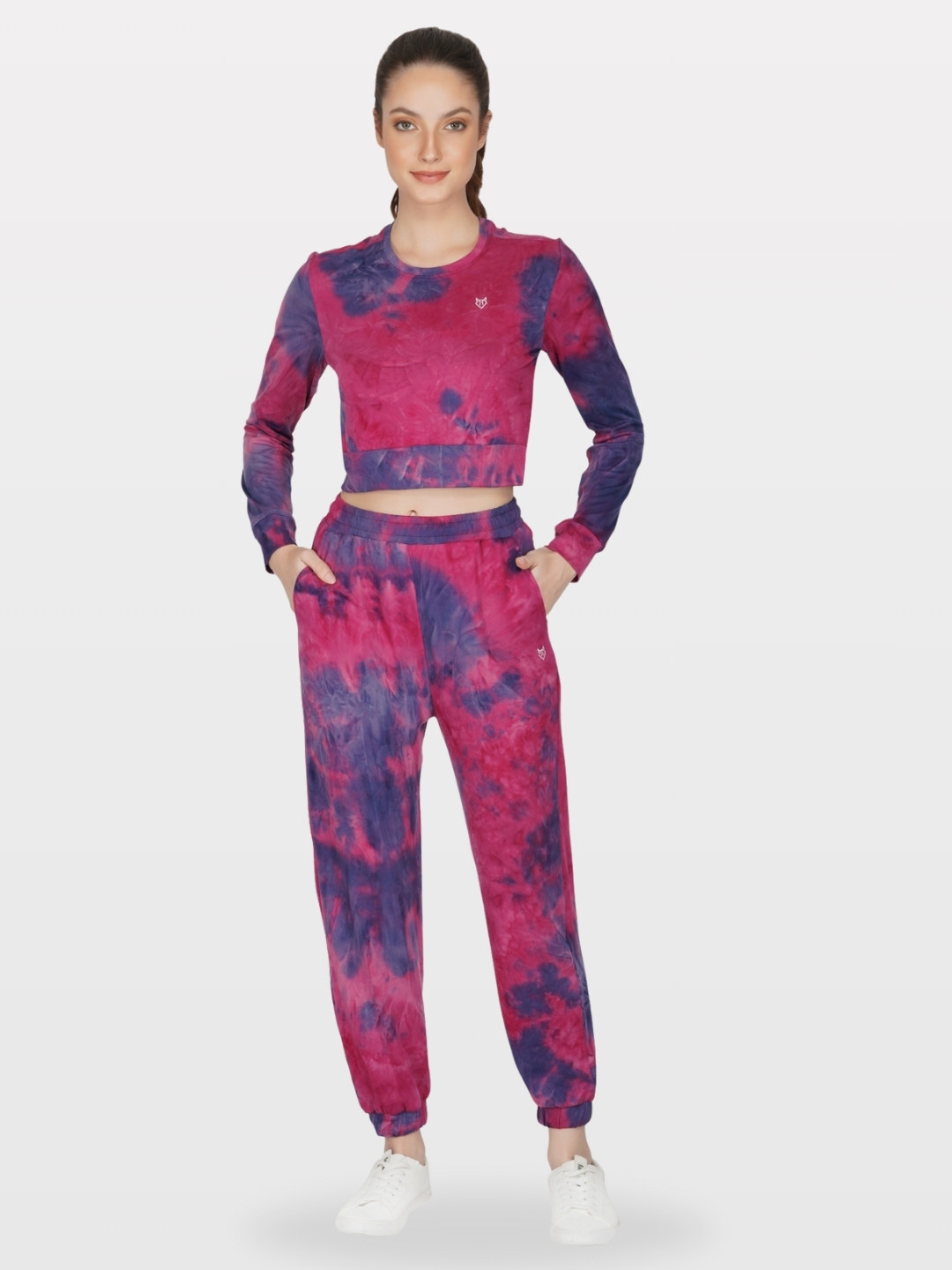 Body Mechanics Dyed Round Neck T-Shirt And Joggers