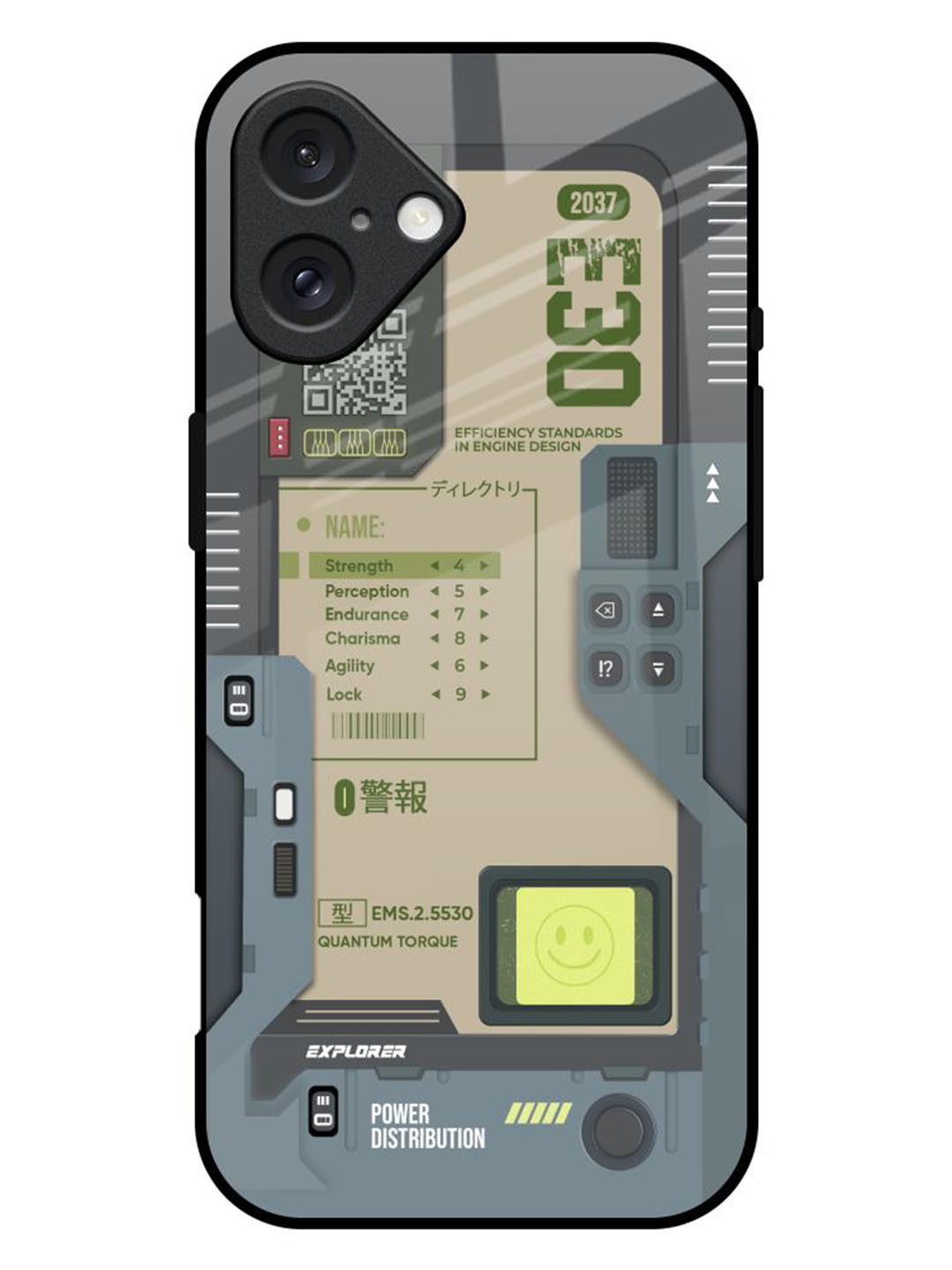 QRIOH Art Station Printed iPhone 16 Plus Back Case