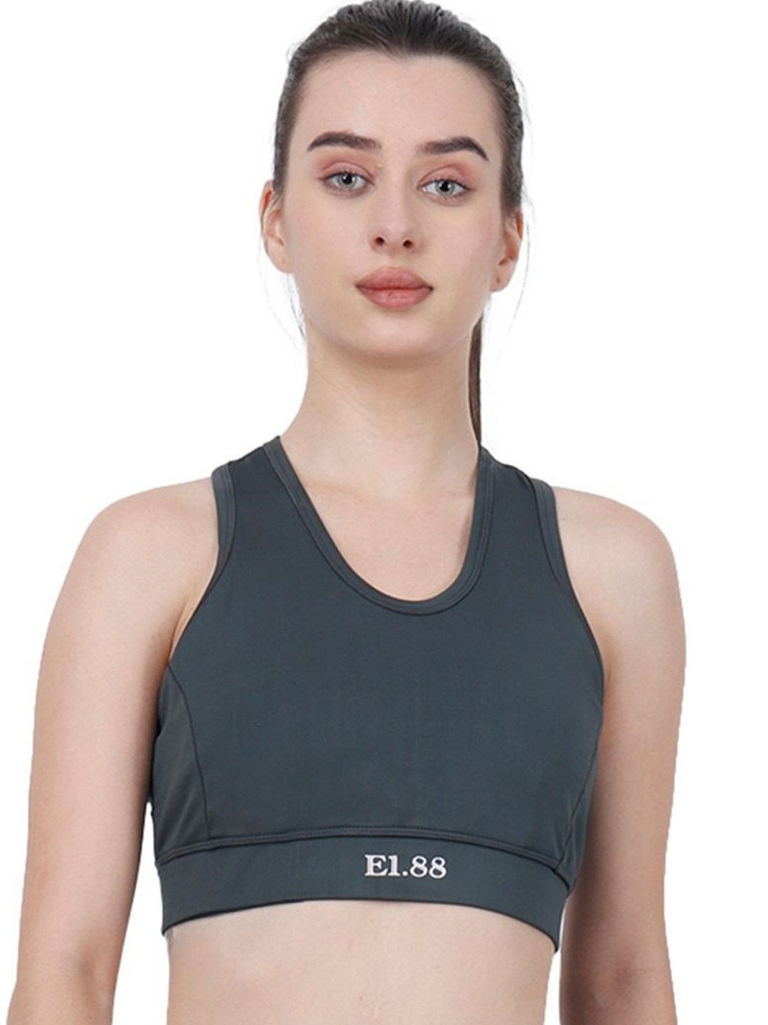 E1.88  Full Coverage Lightly Padded Racer Back Sports Bra