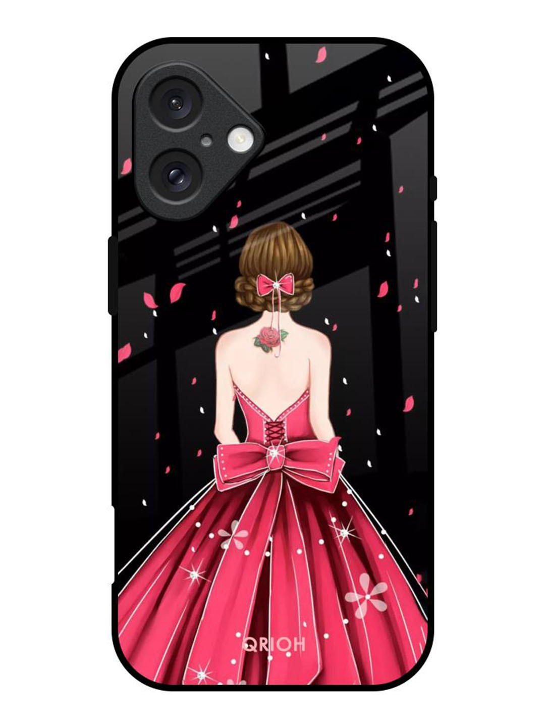 QRIOH Fashion Princess Printed iPhone 16 Back Case