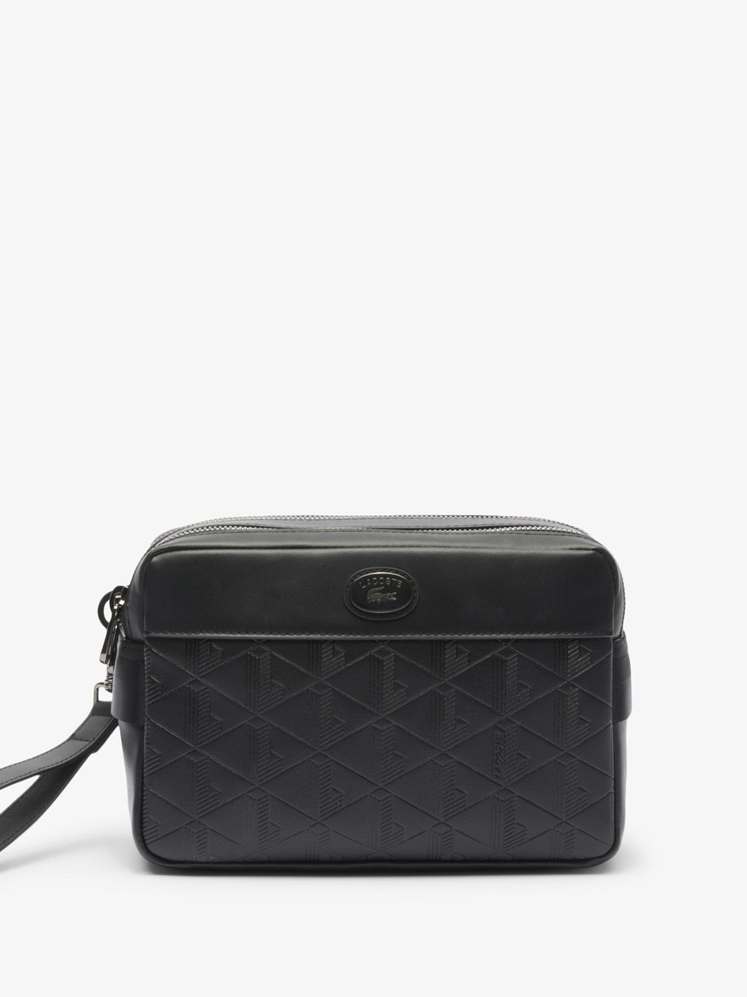 Lacoste Leather Box Clutch