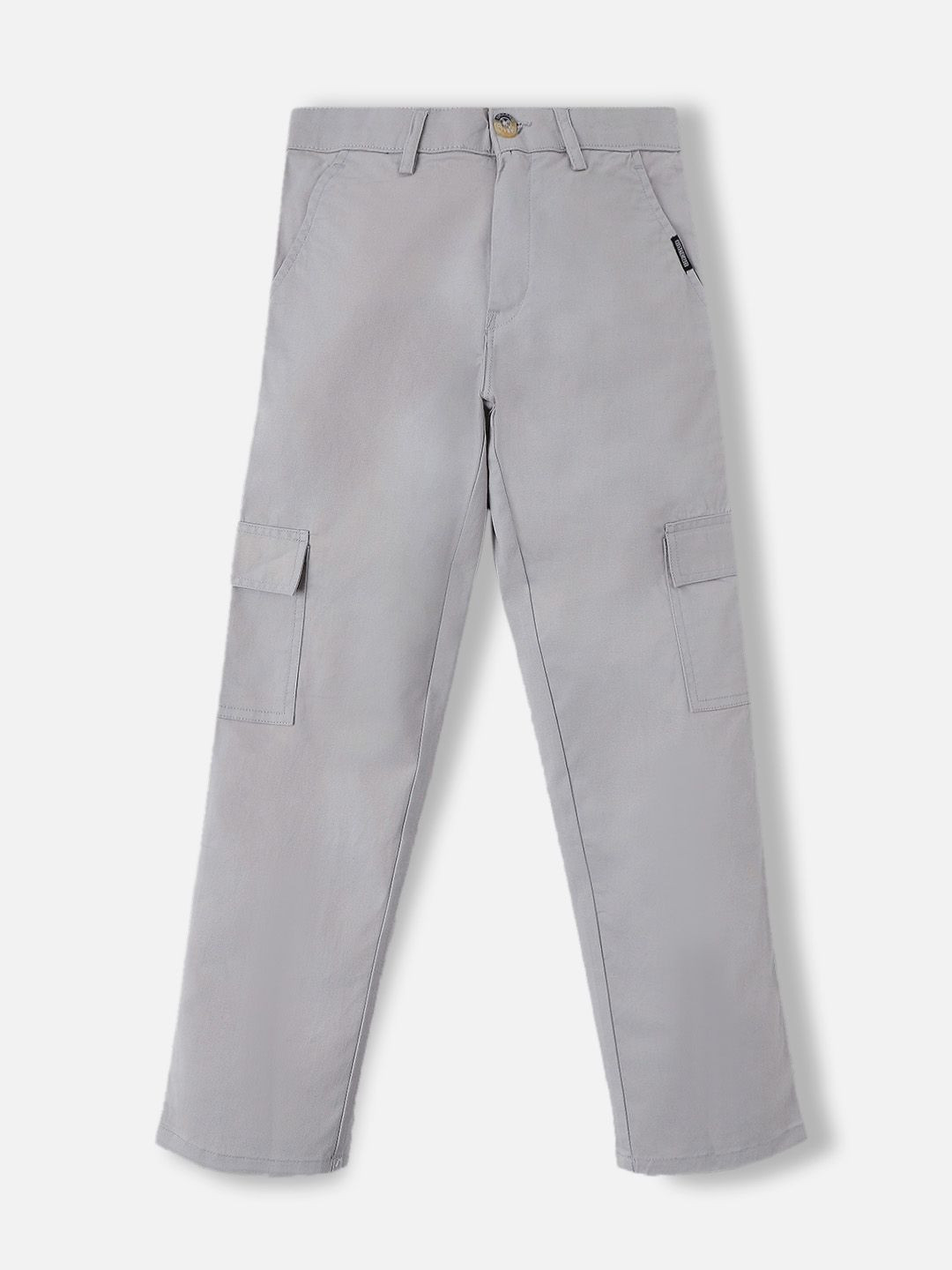 Urbano Juniors Boys Regular Fit Solid Cargo Chino Pant with 6 Pockets Stretchable